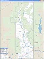 Pend Oreille, Wa Carrier Route Wall Map